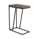 Coaster Furniture Sergio 931147 Engineered Wood C-Shaped Side Table - Rustic Tobacco IMAGE 6
