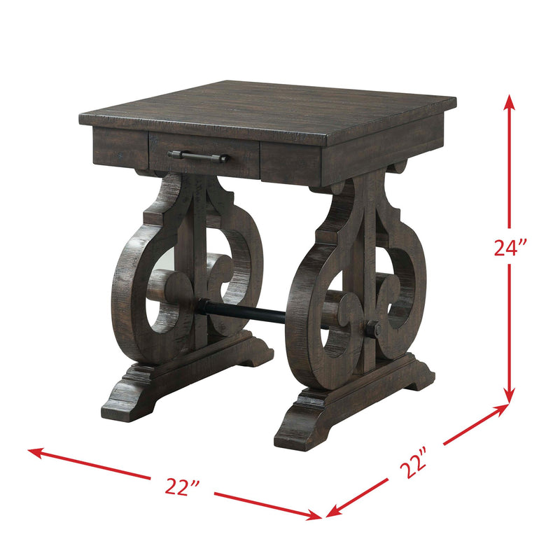 Elements International Stone End Table TST100ET IMAGE 7