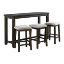  Elements International Stone 4 pc Counter Height Dinette IMAGE 1