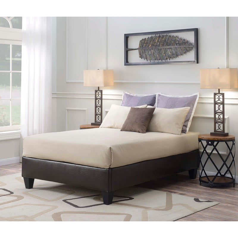 Elements International Abby Twin Upholstered Platform Bed UBB101TBBO IMAGE 7