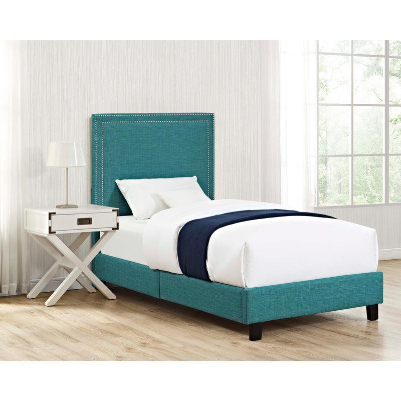 Elements International Erica Twin Upholstered Platform Bed UMY087TB IMAGE 6