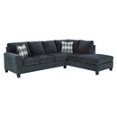  Signature Design by Ashley Abinger 83905S4 2 pc Sleeper Sectional with Chaise IMAGE 1