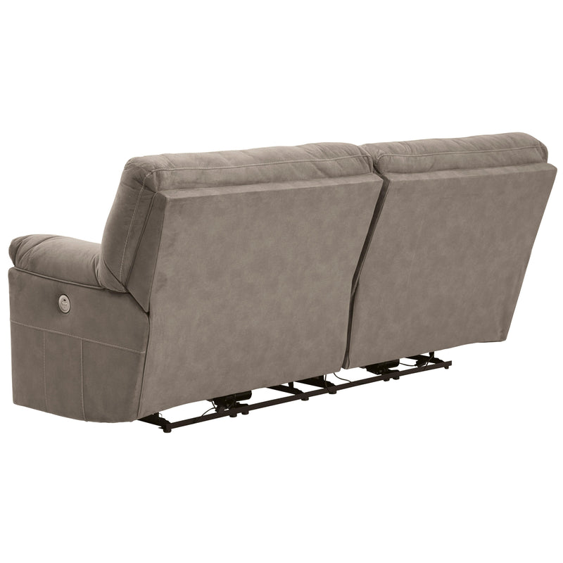 Benchcraft Cavalcade Power Reclining Leather Look Sofa 7760147 IMAGE 5