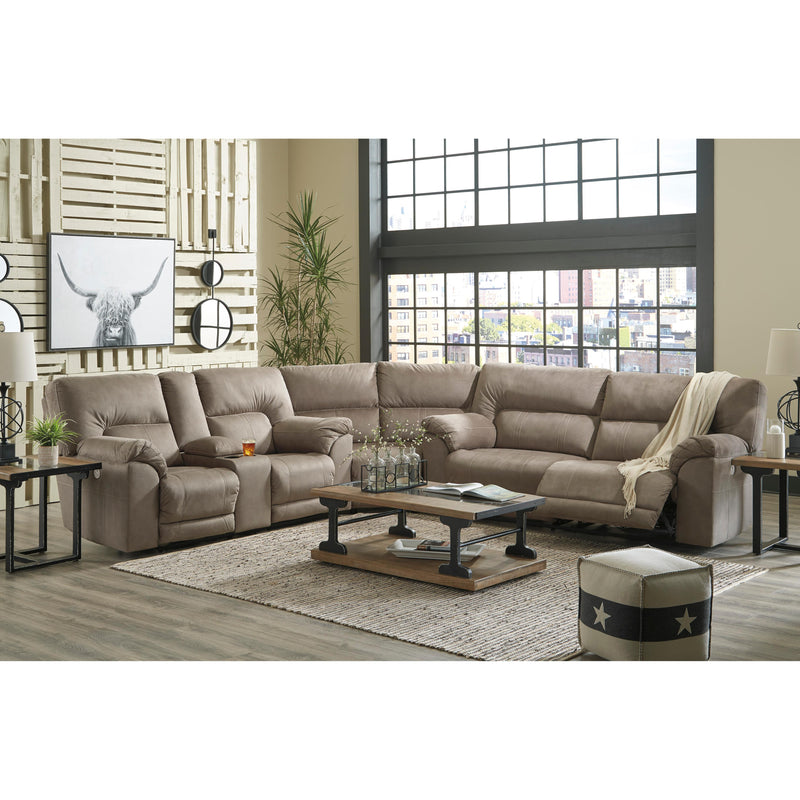 Benchcraft Cavalcade Power Reclining Leather Look Loveseat with Console 7760196 IMAGE 15