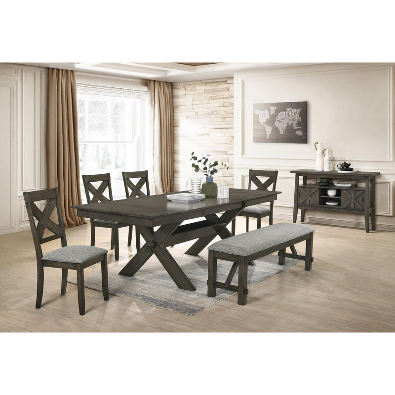 New Classic Furniture Gulliver Dining Table with Trestle Base D1902-10T/D1902-10B IMAGE 2