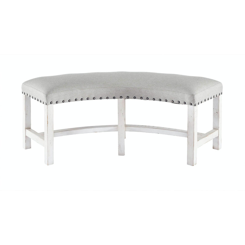 Elements International Condesa White Bench MDCD700RDBN IMAGE 1