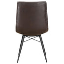  Coaster Furniture Aiken 107853 Upholstered Dining Side Chair - Brown IMAGE 6