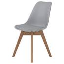  Coaster Furniture Caballo 110132 Polypropylene Dining Side Chair - Grey IMAGE 3