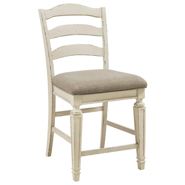 Signature Design by Ashley Realyn Counter Height Stool Realyn D743-124 Upholstered Barstool (2 per package) IMAGE 1