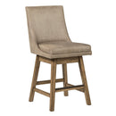 Signature Design by Ashley Tallenger Counter Height Stool Tallenger D380-524 Upholstered Swivel Barstool (2 per package) IMAGE 1