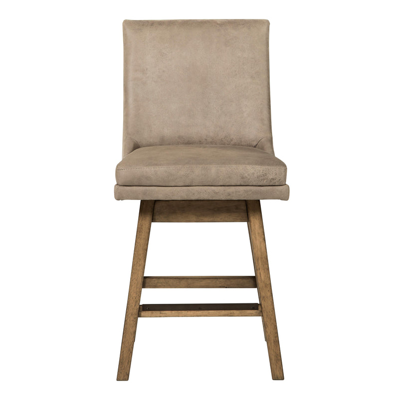 Signature Design by Ashley Tallenger Counter Height Stool Tallenger D380-524 Upholstered Swivel Barstool (2 per package) IMAGE 2