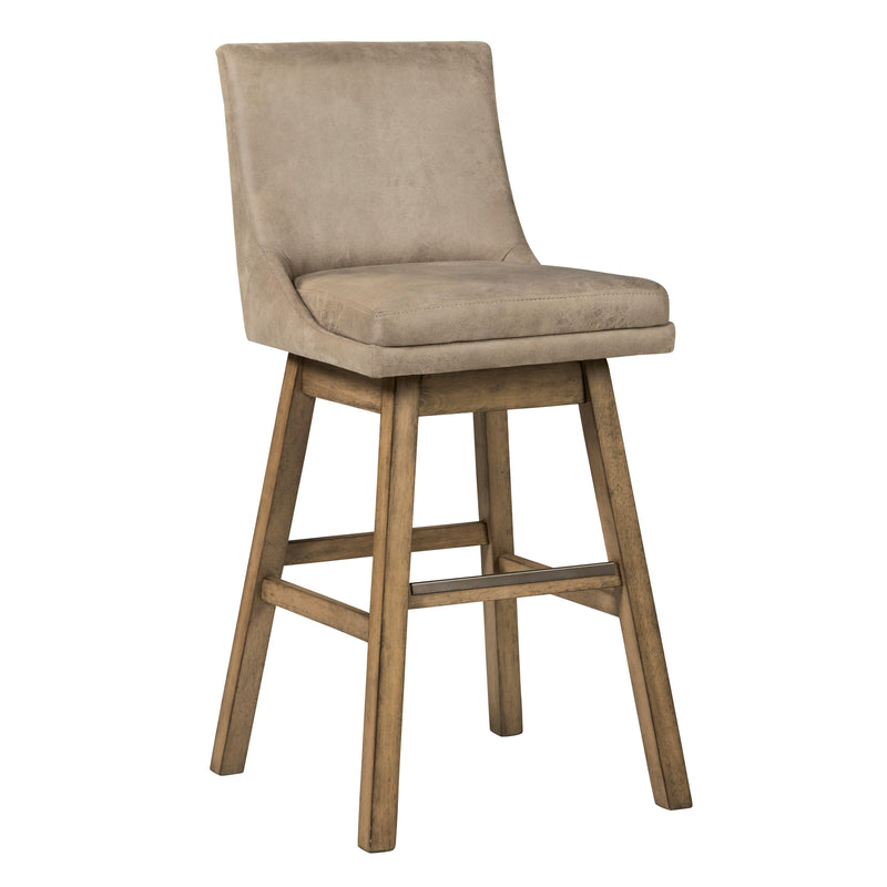 Signature Design by Ashley Tallenger Pub Height Stool Tallenger D380-530 Tall Upholstered Swivel Barstool (2 per package) IMAGE 1