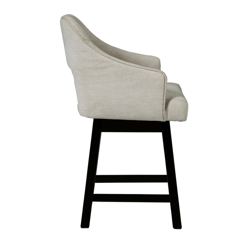 Signature Design by Ashley Tallenger Counter Height Stool Tallenger D380-724 Upholstered Swivel Barstool (2 per package) IMAGE 3