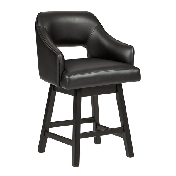 Signature Design by Ashley Tallenger Counter Height Stool Tallenger D380-924 Upholstered Swivel Barstool (2 per package) IMAGE 1