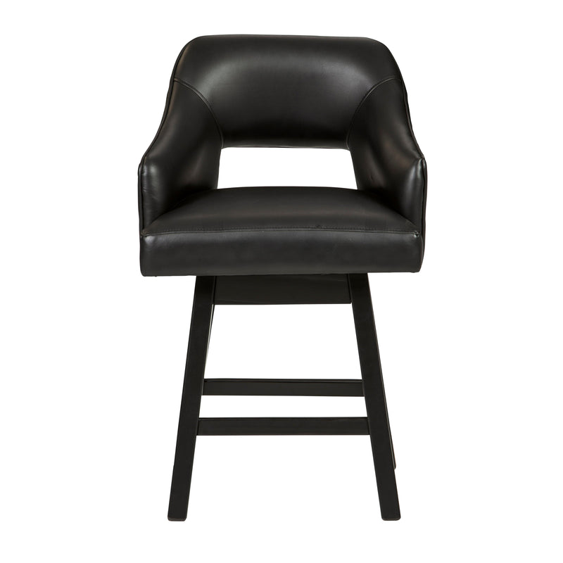 Signature Design by Ashley Tallenger Counter Height Stool Tallenger D380-924 Upholstered Swivel Barstool (2 per package) IMAGE 2