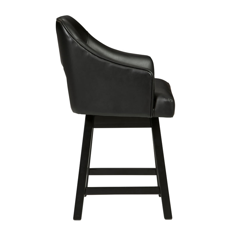 Signature Design by Ashley Tallenger Counter Height Stool Tallenger D380-924 Upholstered Swivel Barstool (2 per package) IMAGE 3