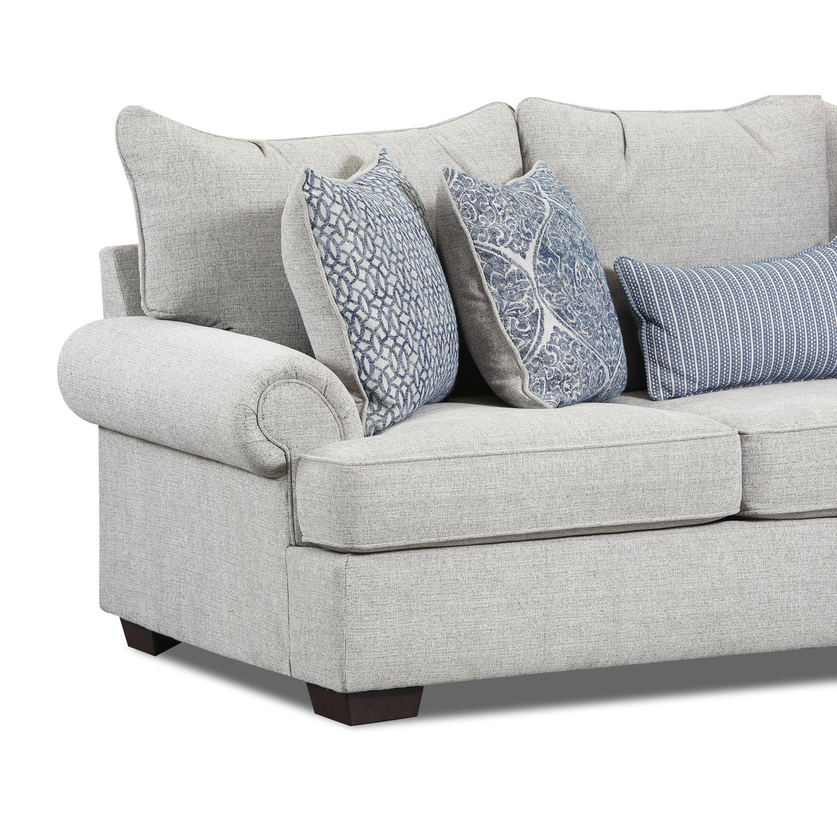 Behold Home 1082-03 Sofa - Azure Granite