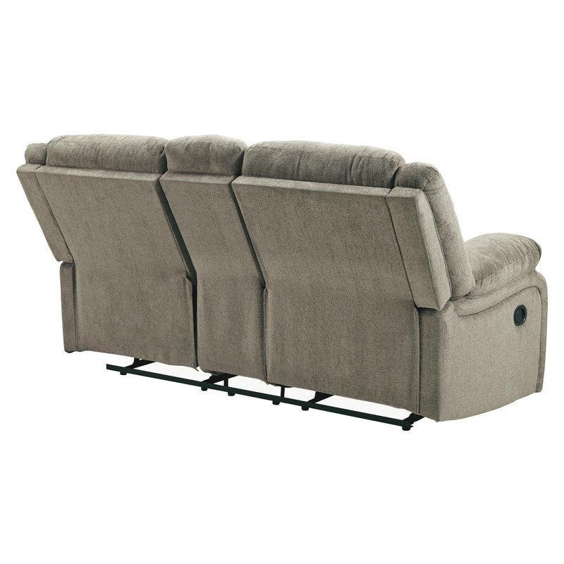 Signature Design by Ashley Draycoll Reclining Fabric Loveseat with Console 7650594 IMAGE 5