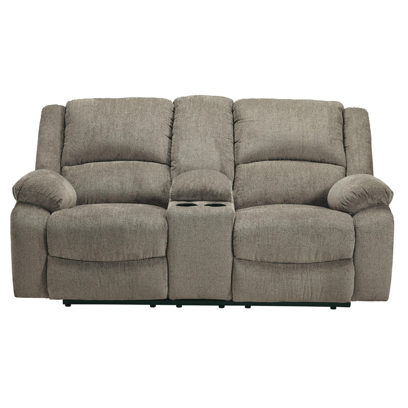 Signature Design by Ashley Draycoll Power Reclining Fabric Loveseat with Console 7650596 IMAGE 3