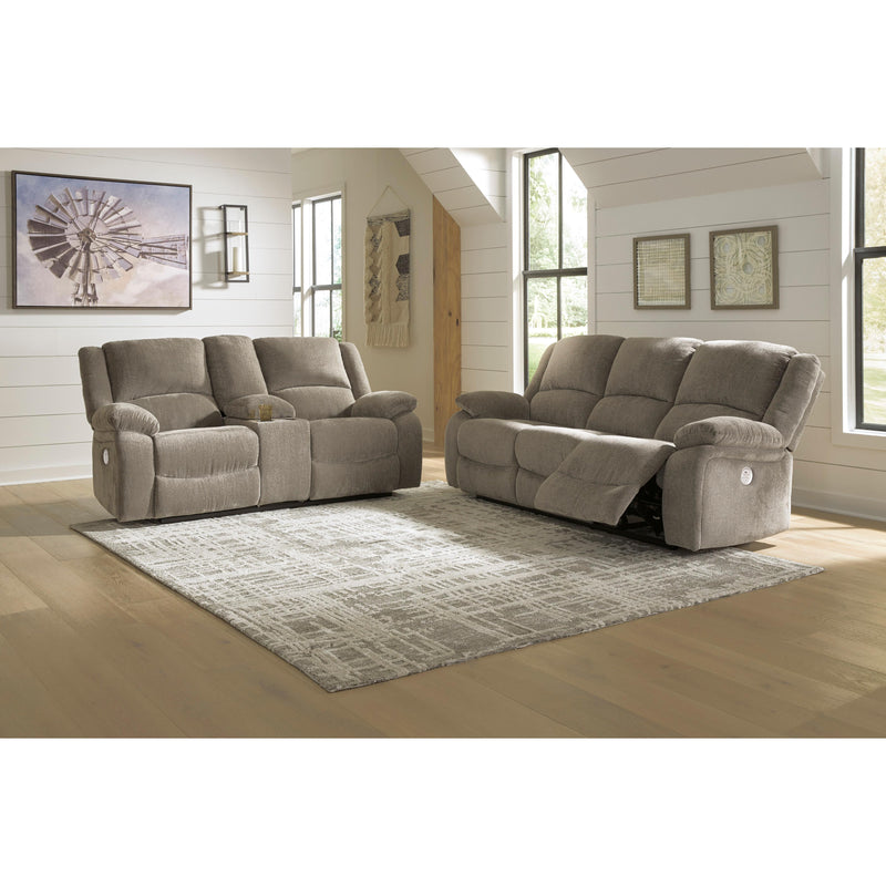 Signature Design by Ashley Draycoll Power Reclining Fabric Loveseat with Console 7650596 IMAGE 6