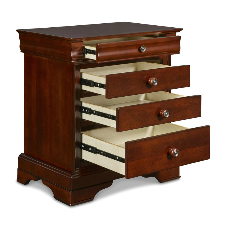 New Classic Furniture Versaille 4-Drawer Nightstand BH1040-040 IMAGE 3