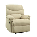 Acme Furniture Arcadia Fabric Recliner with Wall Recline 00626 IMAGE 2