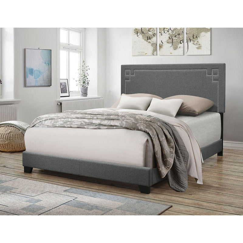 Acme Furniture Ishiko II King Upholstered Panel Bed 20907EK IMAGE 2