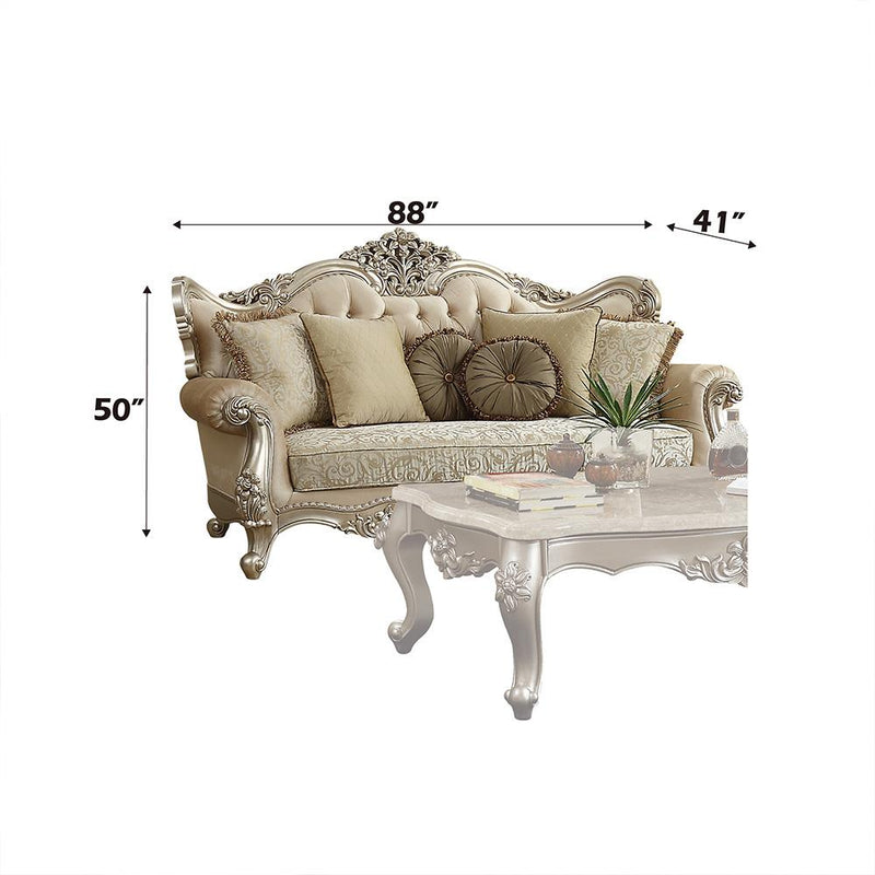 Acme Furniture Bently 50660 Sofa with 7 Pillows IMAGE 3