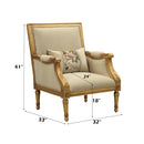 Acme Furniture Daesha 50838 Chair with Pillow IMAGE 5