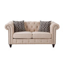 Acme Furniture Aurelia Stationary Fabric Loveseat 52421 IMAGE 2