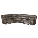 Acme Furniture Tavin Reclining Leather Match 3 pc Sectional 52540 IMAGE 5