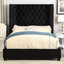  Furniture of America Mirabelle Queen Upholstered Panel Bed CM7679BK-Q-VN IMAGE 1
