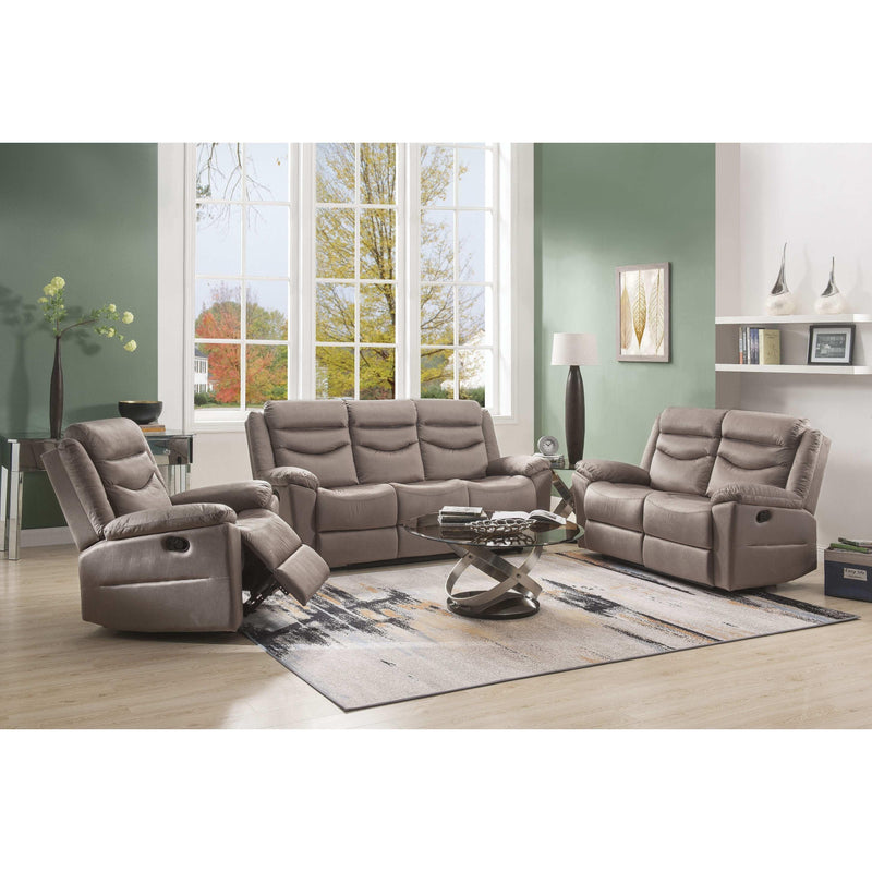 Acme Furniture Fiacre Reclining Fabric Loveseat 53666 IMAGE 2