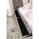  Furniture of America Davida California King Upholstered Platform Bed with Storage CM7897GY-CK-BED IMAGE 3