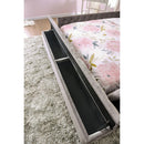  Furniture of America Davida California King Upholstered Platform Bed with Storage CM7897GY-CK-BED IMAGE 4
