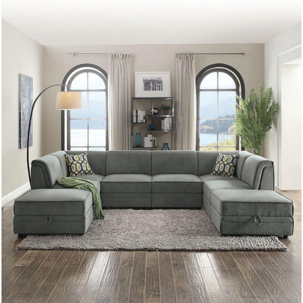 Acme Furniture Bois Modular Fabric 8 pc Sectional 53782/53780/53781/53780/53780/53781/53780/53782 IMAGE 1