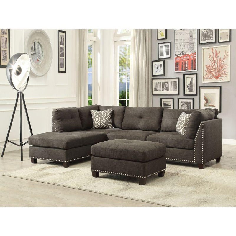 Acme Furniture Laurissa Fabric 3 pc Sectional 54370 IMAGE 2