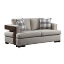 Acme Furniture Niamey Stationary Fabric Loveseat 54851 IMAGE 2