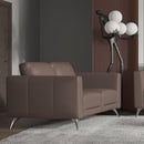 Acme Furniture Malaga Stationary Leather Loveseat 55001 IMAGE 1