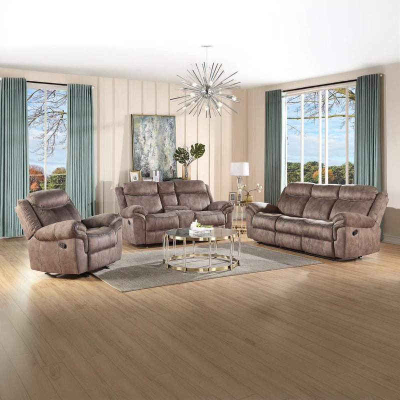 Acme Furniture Zubaida 55020 Motion Sofa & Console with USB IMAGE 9