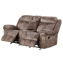 Acme Furniture Zubaida 55021 Motion Loveseat & Console with USB IMAGE 6