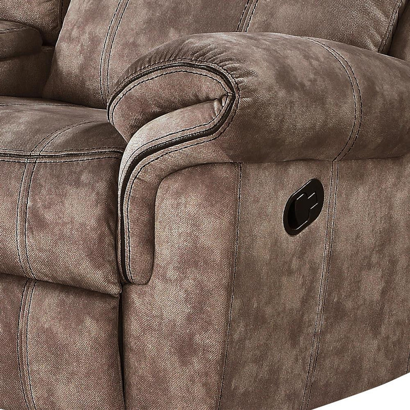 Acme Furniture Zubaida 55021 Motion Loveseat & Console with USB IMAGE 7