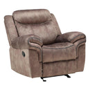 Acme Furniture Zubaida Glider Fabric Recliner 55022 IMAGE 2