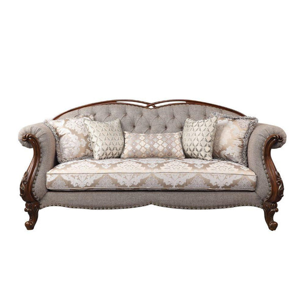 Acme Furniture Miyeon Stationary Fabric Sofa 55365 IMAGE 1