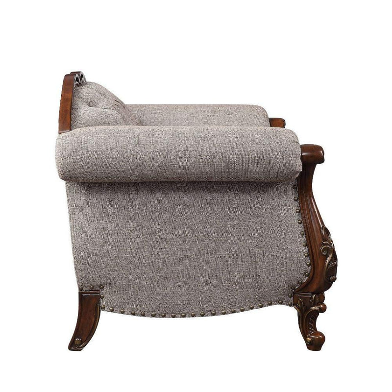 Acme Furniture Miyeon Stationary Fabric Loveseat 55366 IMAGE 3