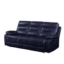 Acme Furniture Aashi Reclining Leather Match Sofa 55370 IMAGE 1