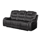 Acme Furniture Braylon Reclining Polyurethane Sofa 55410 IMAGE 1