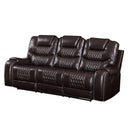 Acme Furniture Braylon Reclining Polyurethane Sofa 55415 IMAGE 1