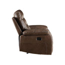 Acme Furniture Aashi Reclining Leather Match Sofa 55420 IMAGE 3