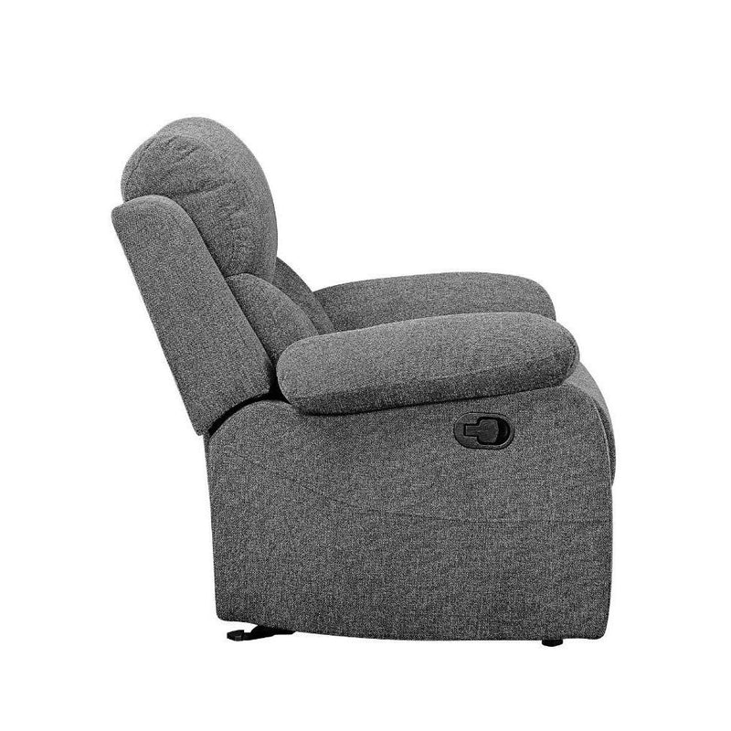 Acme Furniture Kalen Reclining Fabric Loveseat with Console 55441 IMAGE 4